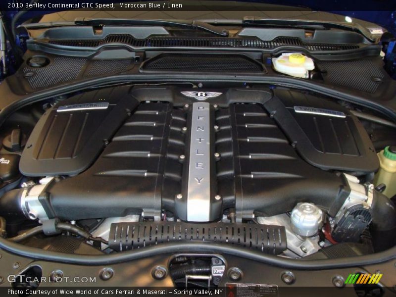  2010 Continental GTC Speed Engine - 6.0 Liter Twin-Turbocharged DOHC 48-Valve VVT W12