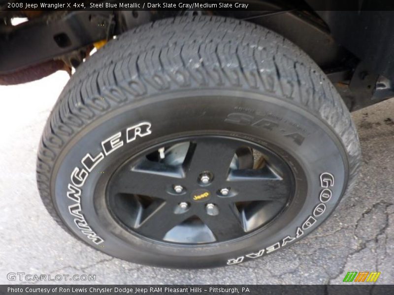 Steel Blue Metallic / Dark Slate Gray/Medium Slate Gray 2008 Jeep Wrangler X 4x4
