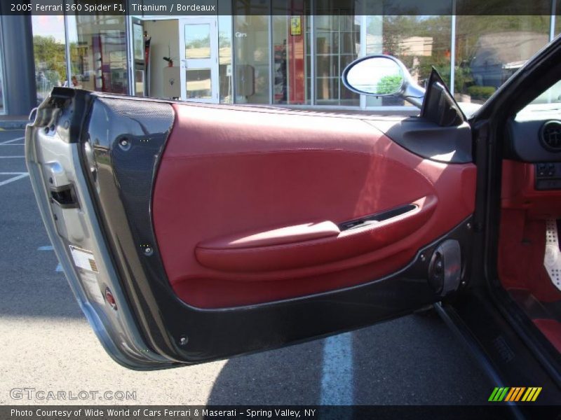 Door Panel of 2005 360 Spider F1