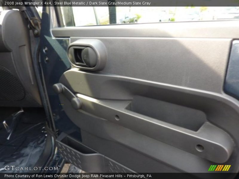Steel Blue Metallic / Dark Slate Gray/Medium Slate Gray 2008 Jeep Wrangler X 4x4