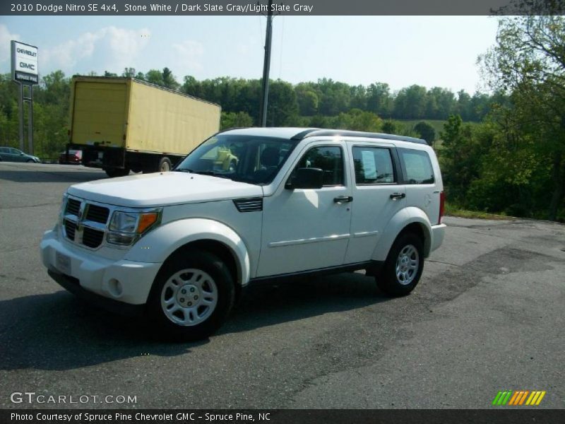 Stone White / Dark Slate Gray/Light Slate Gray 2010 Dodge Nitro SE 4x4