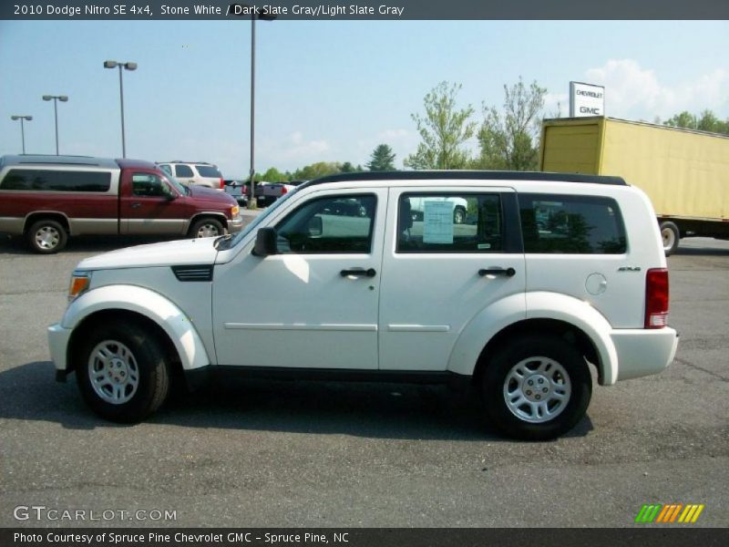 Stone White / Dark Slate Gray/Light Slate Gray 2010 Dodge Nitro SE 4x4