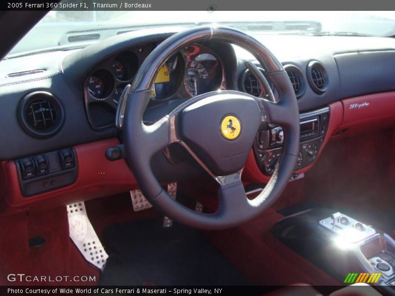  2005 360 Spider F1 Steering Wheel