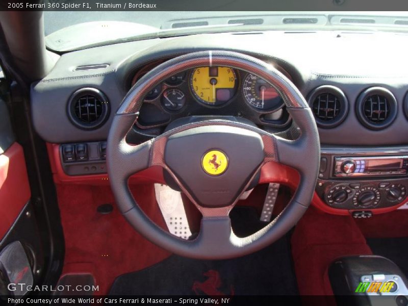  2005 360 Spider F1 Steering Wheel