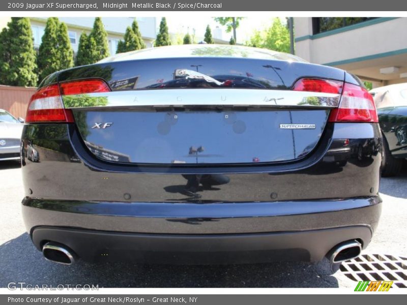 Midnight  Metallic Black / Spice/Charcoal 2009 Jaguar XF Supercharged