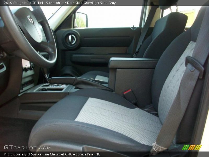 Stone White / Dark Slate Gray/Light Slate Gray 2010 Dodge Nitro SE 4x4