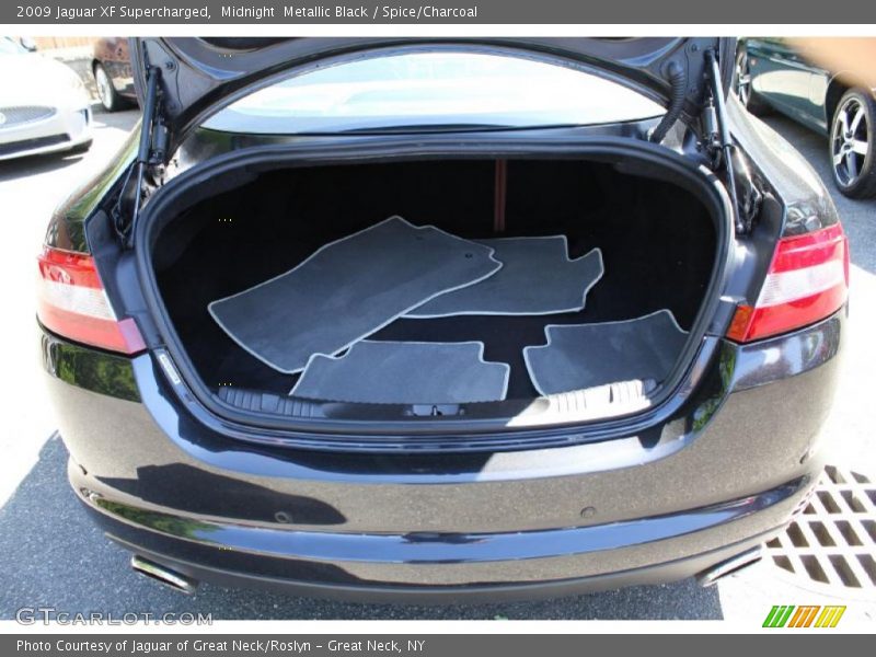 Midnight  Metallic Black / Spice/Charcoal 2009 Jaguar XF Supercharged