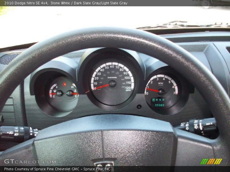 Stone White / Dark Slate Gray/Light Slate Gray 2010 Dodge Nitro SE 4x4