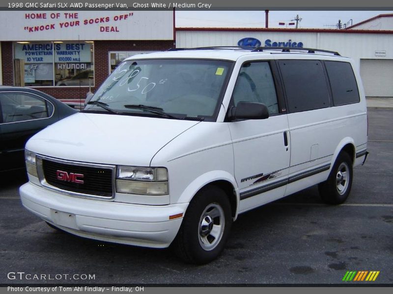 Ghost White / Medium Grey 1998 GMC Safari SLX AWD Passenger Van