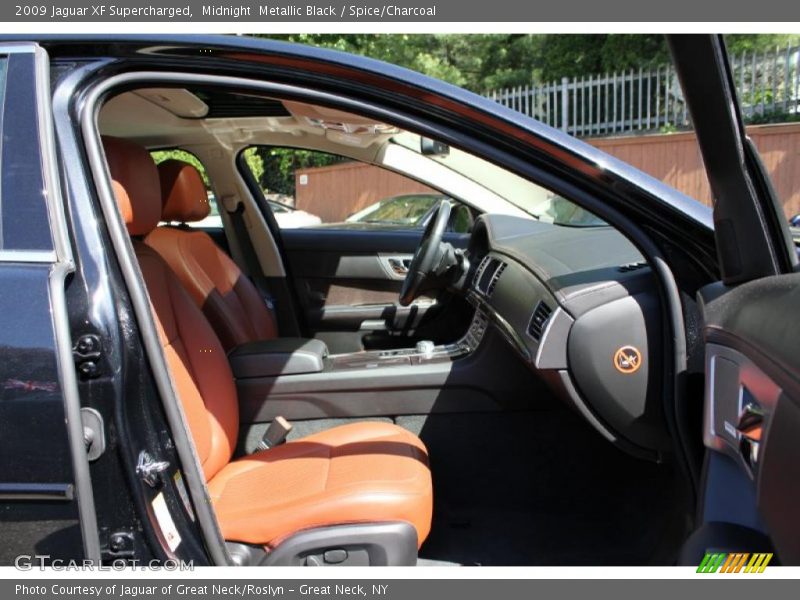  2009 XF Supercharged Spice/Charcoal Interior