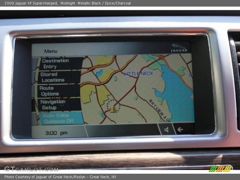 Navigation of 2009 XF Supercharged
