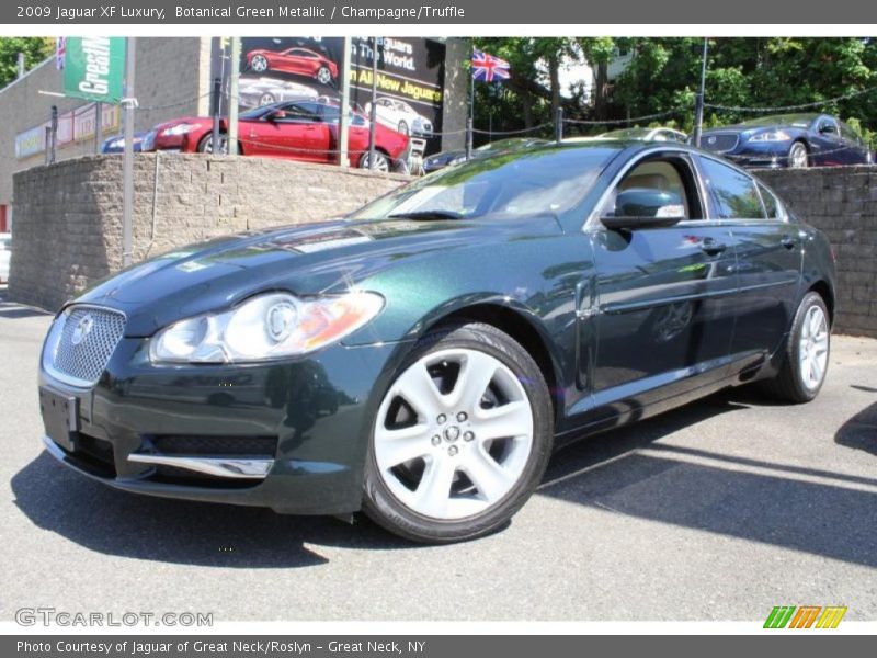 Botanical Green Metallic / Champagne/Truffle 2009 Jaguar XF Luxury