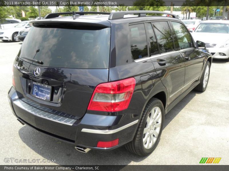 Capri Blue Metallic / Almond/Black 2011 Mercedes-Benz GLK 350