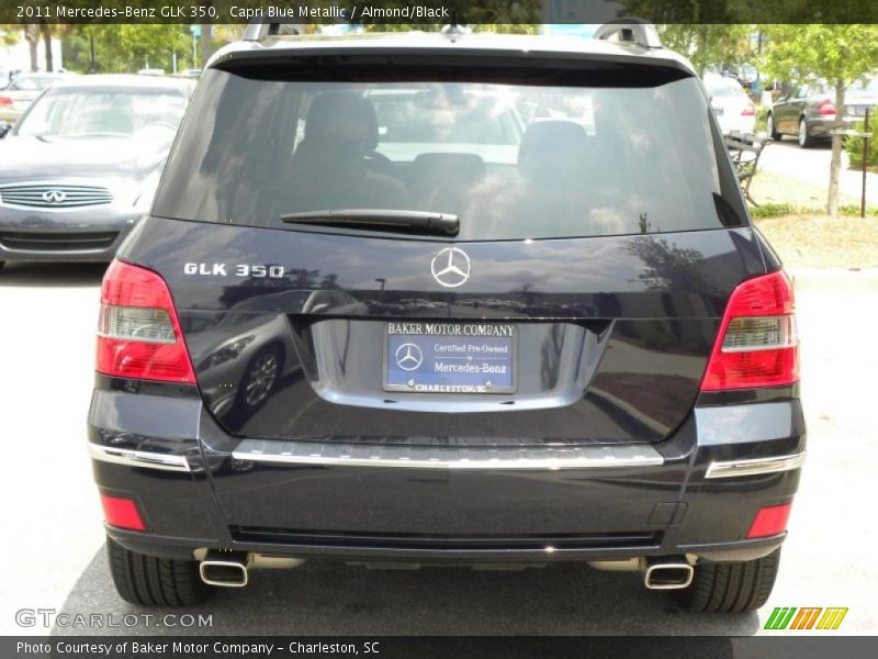 Capri Blue Metallic / Almond/Black 2011 Mercedes-Benz GLK 350