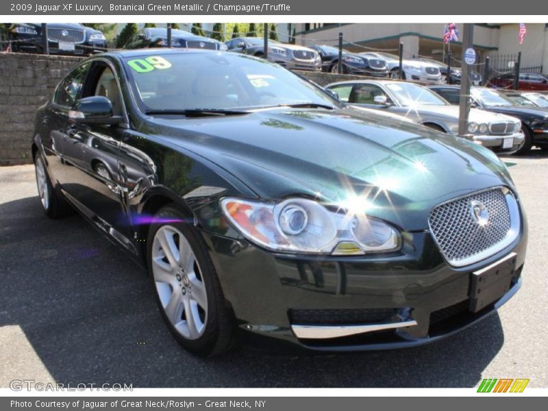 Botanical Green Metallic / Champagne/Truffle 2009 Jaguar XF Luxury