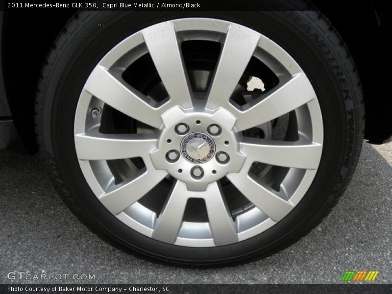 Capri Blue Metallic / Almond/Black 2011 Mercedes-Benz GLK 350