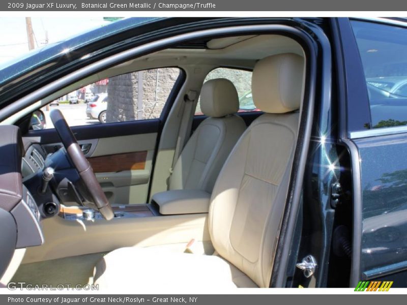 Botanical Green Metallic / Champagne/Truffle 2009 Jaguar XF Luxury