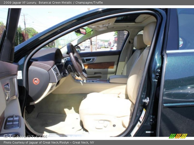 Botanical Green Metallic / Champagne/Truffle 2009 Jaguar XF Luxury