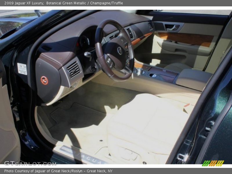Botanical Green Metallic / Champagne/Truffle 2009 Jaguar XF Luxury