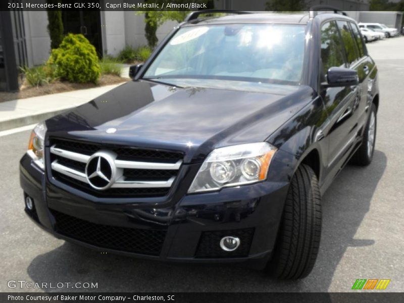Capri Blue Metallic / Almond/Black 2011 Mercedes-Benz GLK 350