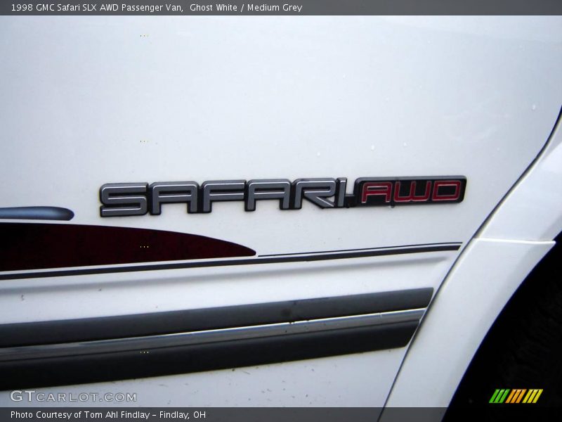 Ghost White / Medium Grey 1998 GMC Safari SLX AWD Passenger Van