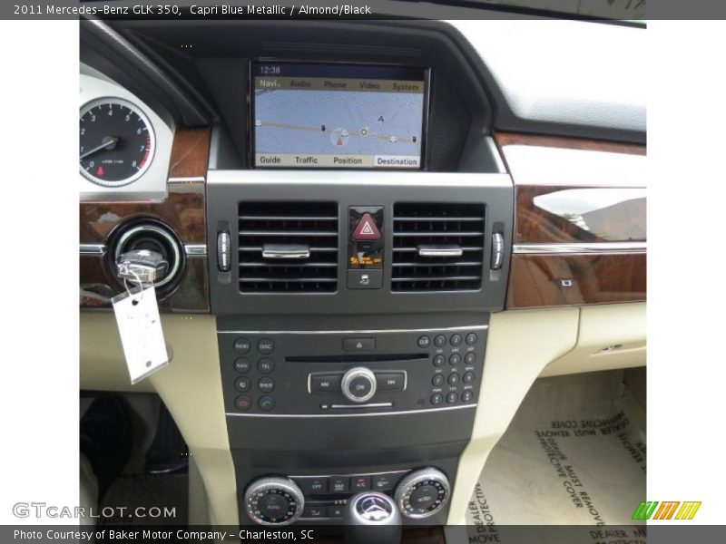 Capri Blue Metallic / Almond/Black 2011 Mercedes-Benz GLK 350