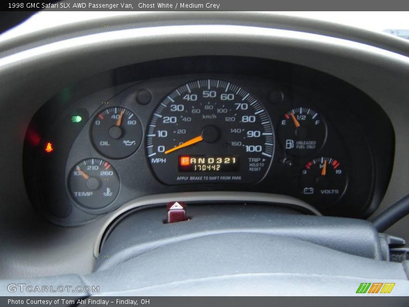 Ghost White / Medium Grey 1998 GMC Safari SLX AWD Passenger Van