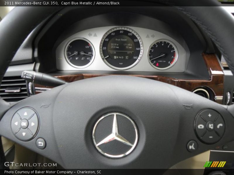 Capri Blue Metallic / Almond/Black 2011 Mercedes-Benz GLK 350