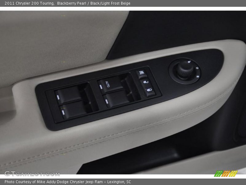 Blackberry Pearl / Black/Light Frost Beige 2011 Chrysler 200 Touring