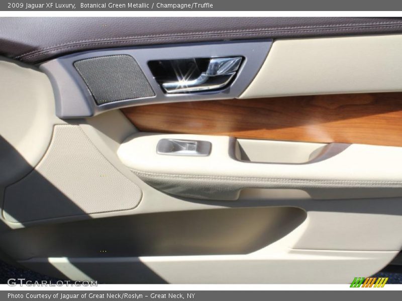 Botanical Green Metallic / Champagne/Truffle 2009 Jaguar XF Luxury