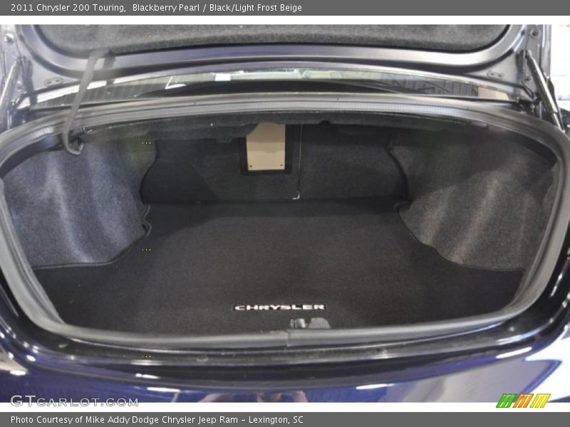 Blackberry Pearl / Black/Light Frost Beige 2011 Chrysler 200 Touring
