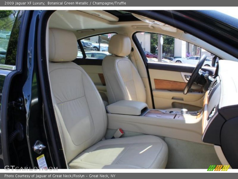 Botanical Green Metallic / Champagne/Truffle 2009 Jaguar XF Luxury