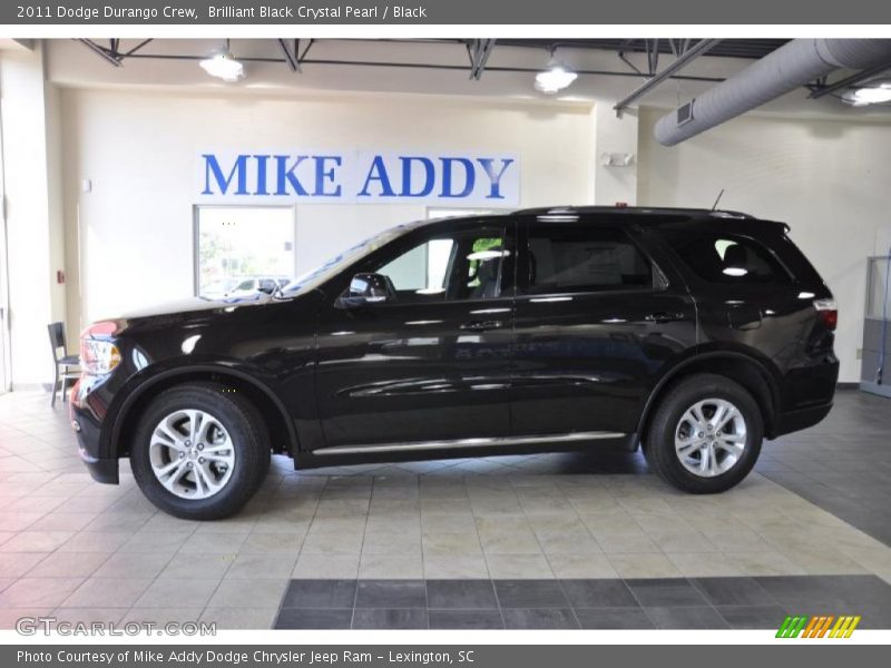 Brilliant Black Crystal Pearl / Black 2011 Dodge Durango Crew