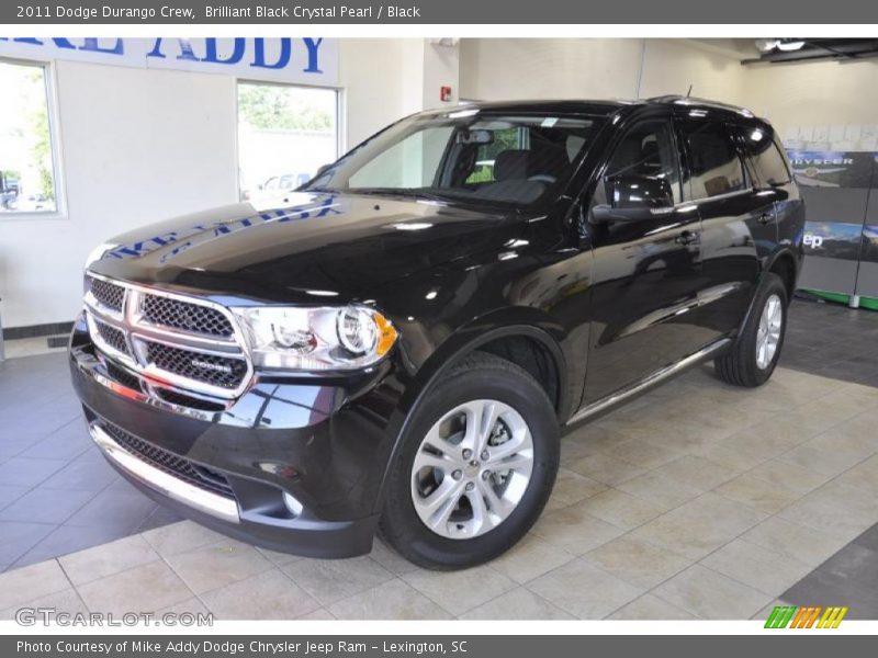Brilliant Black Crystal Pearl / Black 2011 Dodge Durango Crew