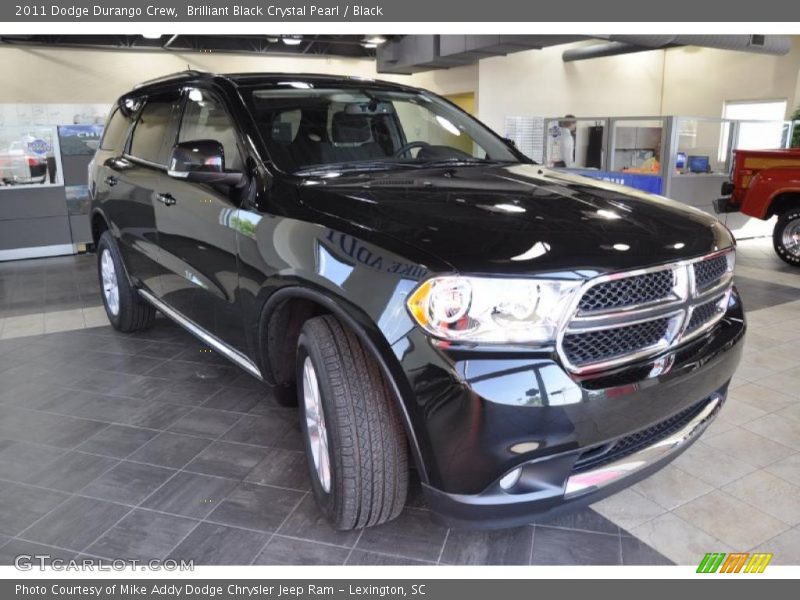 Brilliant Black Crystal Pearl / Black 2011 Dodge Durango Crew