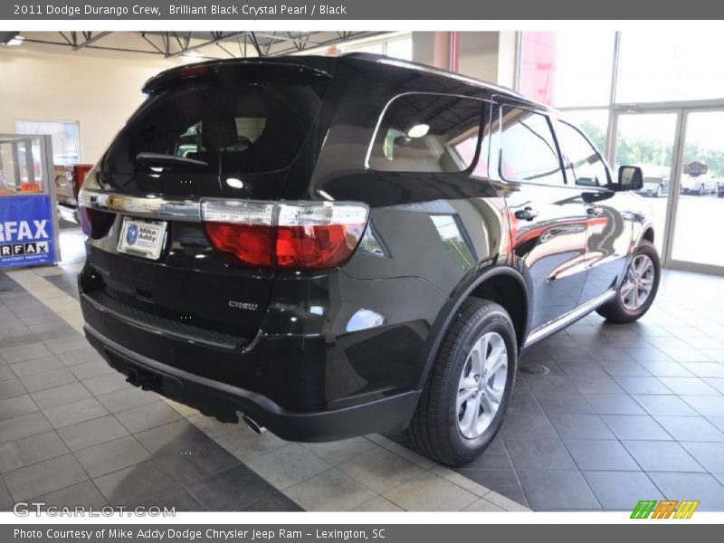 Brilliant Black Crystal Pearl / Black 2011 Dodge Durango Crew