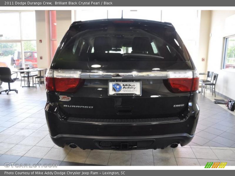 Brilliant Black Crystal Pearl / Black 2011 Dodge Durango Crew