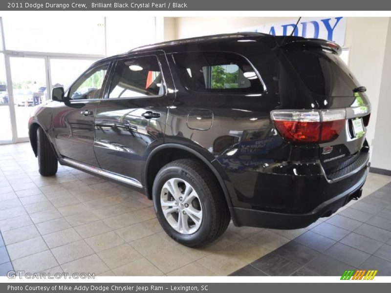 Brilliant Black Crystal Pearl / Black 2011 Dodge Durango Crew