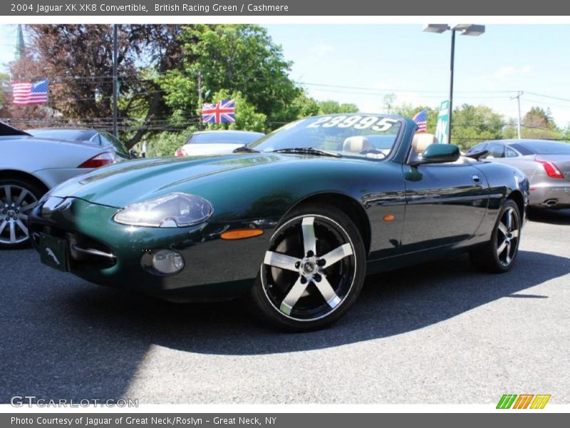 British Racing Green / Cashmere 2004 Jaguar XK XK8 Convertible