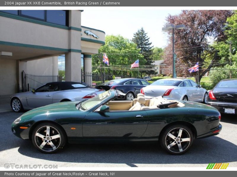 British Racing Green / Cashmere 2004 Jaguar XK XK8 Convertible