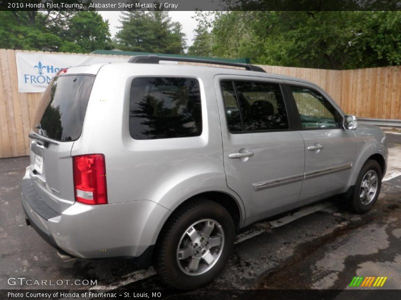 Alabaster Silver Metallic / Gray 2010 Honda Pilot Touring