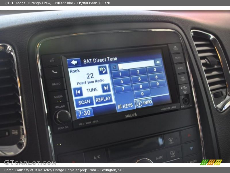 Brilliant Black Crystal Pearl / Black 2011 Dodge Durango Crew