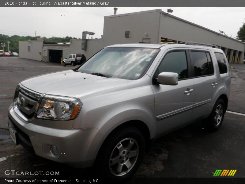 Alabaster Silver Metallic / Gray 2010 Honda Pilot Touring