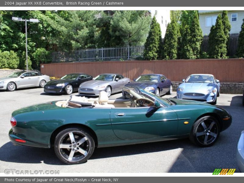 British Racing Green / Cashmere 2004 Jaguar XK XK8 Convertible