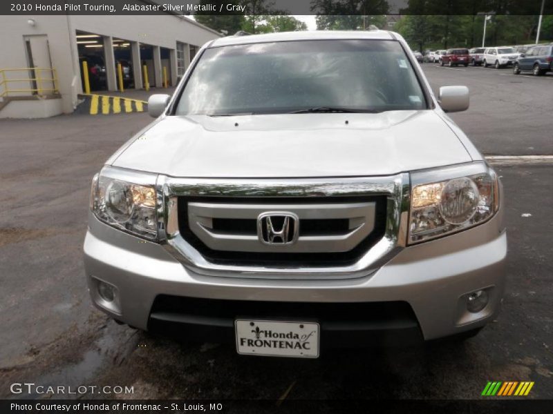 Alabaster Silver Metallic / Gray 2010 Honda Pilot Touring
