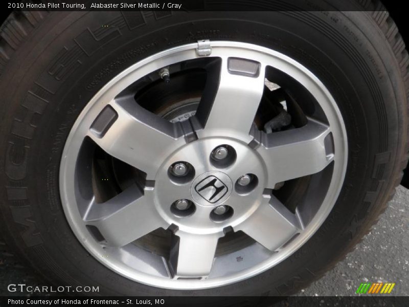 Alabaster Silver Metallic / Gray 2010 Honda Pilot Touring