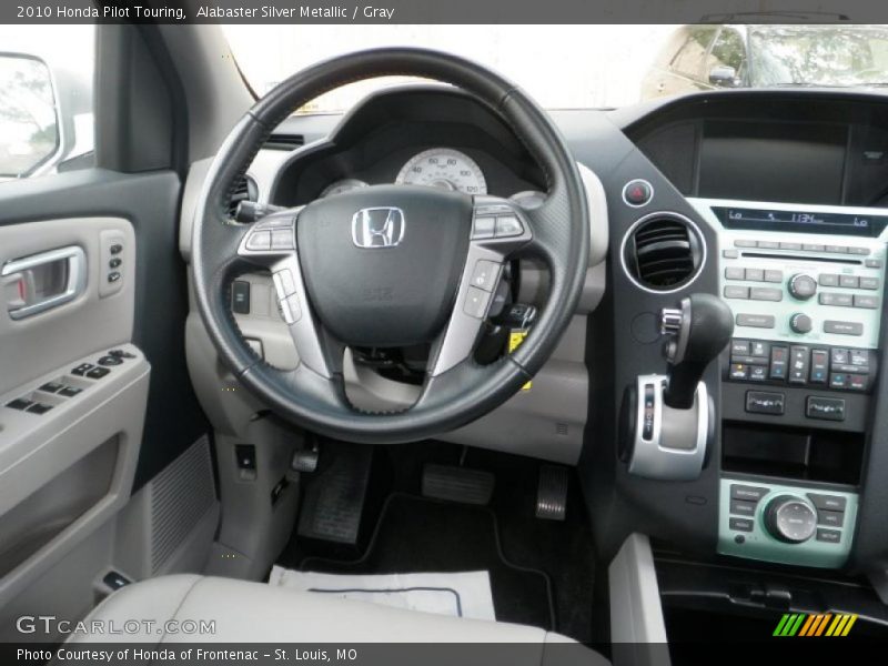 Alabaster Silver Metallic / Gray 2010 Honda Pilot Touring