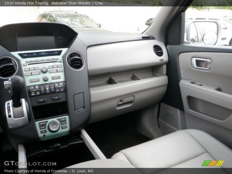 Alabaster Silver Metallic / Gray 2010 Honda Pilot Touring