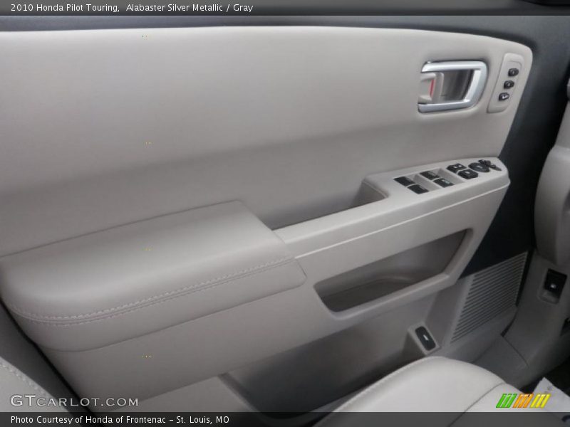 Alabaster Silver Metallic / Gray 2010 Honda Pilot Touring