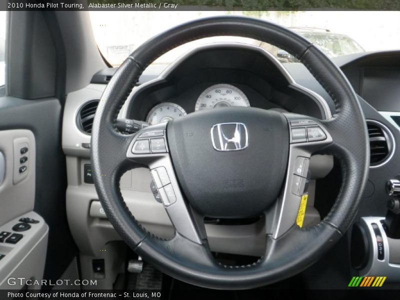 Alabaster Silver Metallic / Gray 2010 Honda Pilot Touring